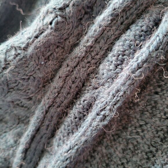 FOREVER 21 Knit Sweater Jacket Blue Purple size Small Petite - Picture 10 of 13